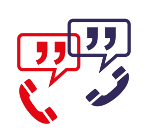 Grafik: Zwei Telefone